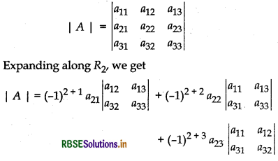 RBSE Class 12 Maths Notes Chapter 4 Determinants 2