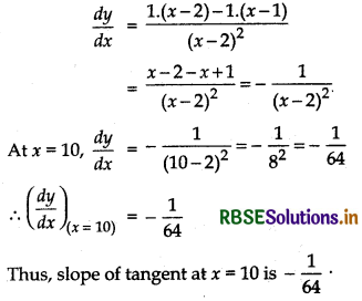 RBSE Solutions for Class 12 Maths Chapter 6 Application of Derivatives Ex 6.3 1