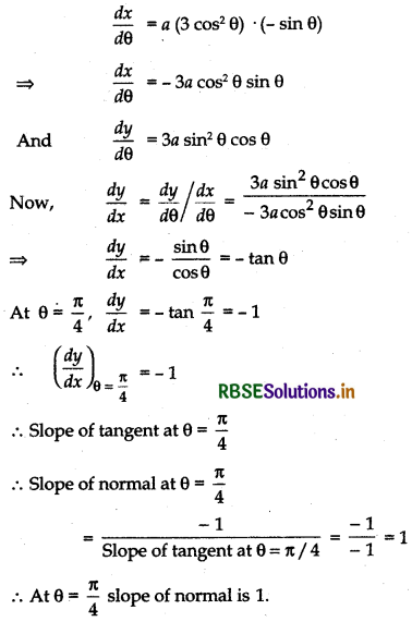 RBSE Solutions for Class 12 Maths Chapter 6 Application of Derivatives Ex 6.3 2