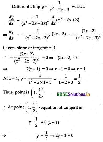 RBSE Solutions for Class 12 Maths Chapter 6 Application of Derivatives Ex 6.3 5