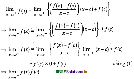 RBSE Class 12 Maths Notes Chapter 5 Continuity and Differentiability 13