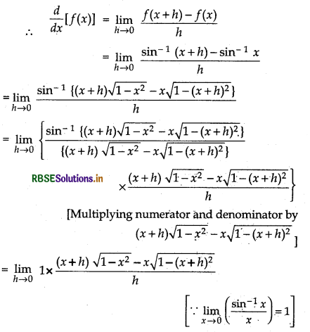 RBSE Class 12 Maths Notes Chapter 5 Continuity and Differentiability 14