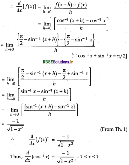 RBSE Class 12 Maths Notes Chapter 5 Continuity and Differentiability 17