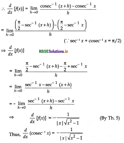 RBSE Class 12 Maths Notes Chapter 5 Continuity and Differentiability 22