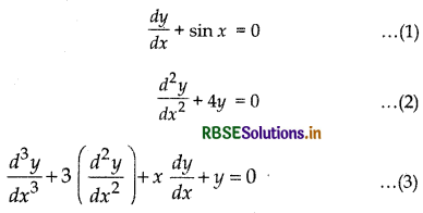 RBSE Class 12 Maths Notes Chapter 9 Differential Equations 1