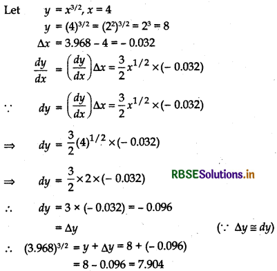RBSE Solutions for Class 12 Maths Chapter 6 Application of Derivatives Ex 6.4 14