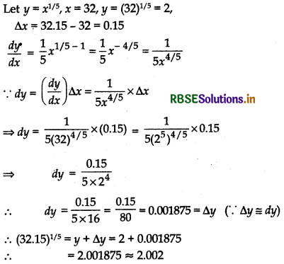 RBSE Solutions for Class 12 Maths Chapter 6 Application of Derivatives Ex 6.4 15