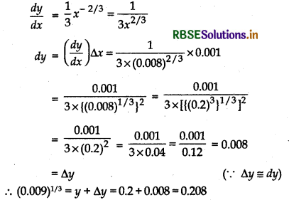 RBSE Solutions for Class 12 Maths Chapter 6 Application of Derivatives Ex 6.4 4