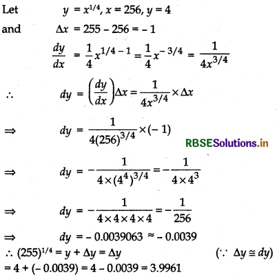 RBSE Solutions for Class 12 Maths Chapter 6 Application of Derivatives Ex 6.4 8