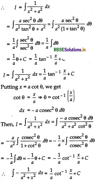 RBSE Class 12 Maths Notes Chapter 7 Integrals 2