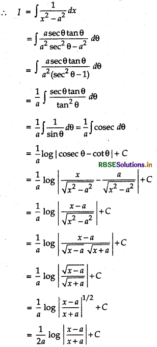 RBSE Class 12 Maths Notes Chapter 7 Integrals 4