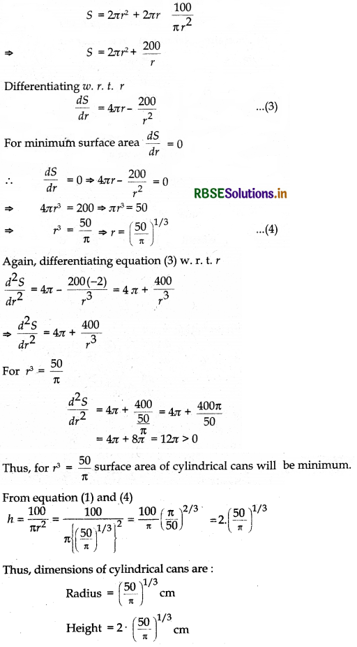 RBSE Solutions for Class 12 Maths Chapter 6 Application of Derivatives Ex 6.5 27