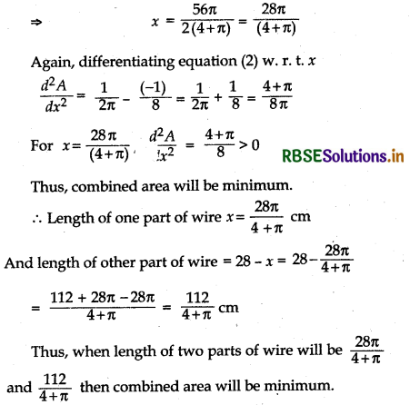 RBSE Solutions for Class 12 Maths Chapter 6 Application of Derivatives Ex 6.5 29