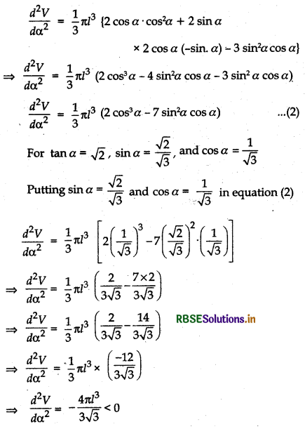 RBSE Solutions for Class 12 Maths Chapter 6 Application of Derivatives Ex 6.5 36