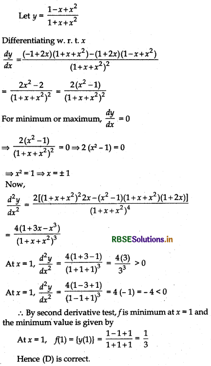 RBSE Solutions for Class 12 Maths Chapter 6 Application of Derivatives Ex 6.5 40