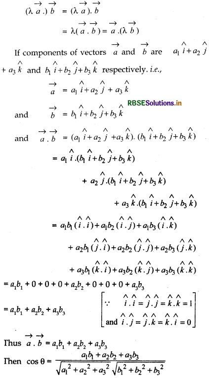 RBSE Class 12 Maths Notes Chapter 10 Vector Algebra 37