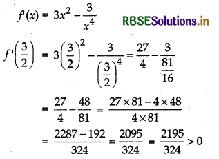 RBSE Solutions for Class 12 Maths Chapter 6 Application of Derivatives Miscellaneous Exercise 11