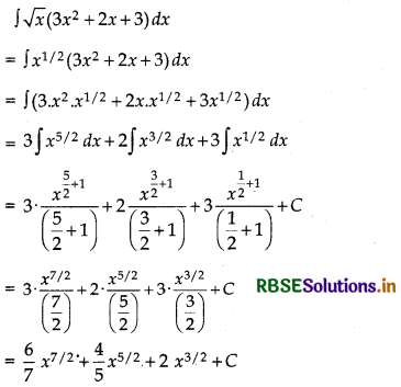 RBSE Solutions for Class 12 Maths Chapter 7 Integrals Ex 7.1 10