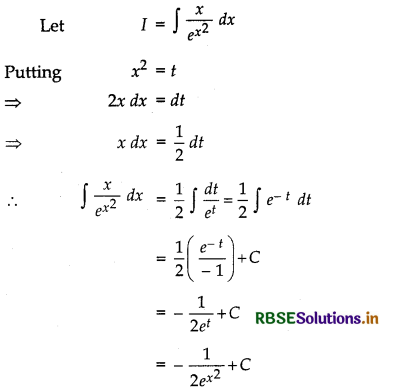 RBSE Solutions for Class 12 Maths Chapter 7 Integrals Ex 7.2 16