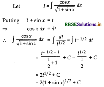 RBSE Solutions for Class 12 Maths Chapter 7 Integrals Ex 7.2 25