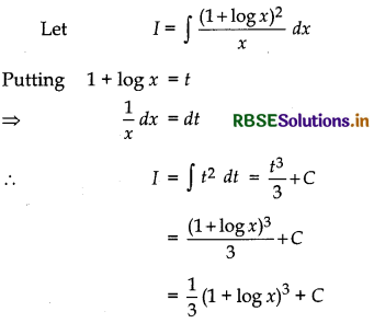 RBSE Solutions for Class 12 Maths Chapter 7 Integrals Ex 7.2 30