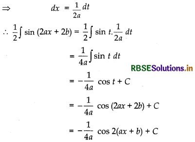 RBSE Solutions for Class 12 Maths Chapter 7 Integrals Ex 7.2 4