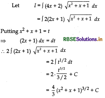 RBSE Solutions for Class 12 Maths Chapter 7 Integrals Ex 7.2 8