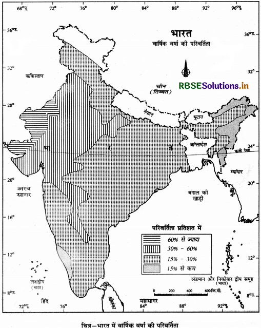 RBSE Class 11 Geography Important Questions Chapter 4 जलवायु - 8
