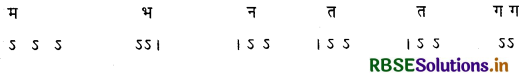 RBSE Class 12 Sanskrit व्याकरणम् छन्द प्रकरणम् 9