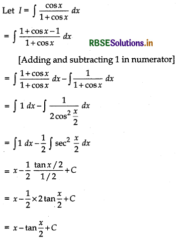 RBSE Solutions for Class 12 Maths Chapter 7 Integrals Ex 7.3 8
