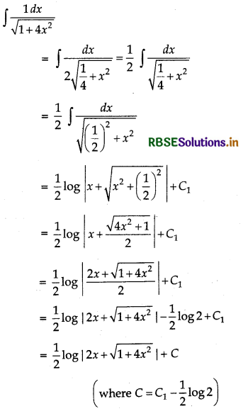 RBSE Solutions for Class 12 Maths Chapter 7 Integrals Ex 7.4 2