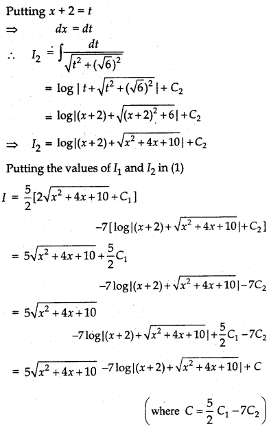RBSE Solutions for Class 12 Maths Chapter 7 Integrals Ex 7.4 27
