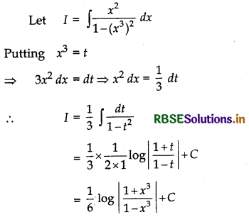 RBSE Solutions for Class 12 Maths Chapter 7 Integrals Ex 7.4 6