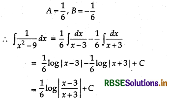 RBSE Solutions for Class 12 Maths Chapter 7 Integrals Ex 7.5 1