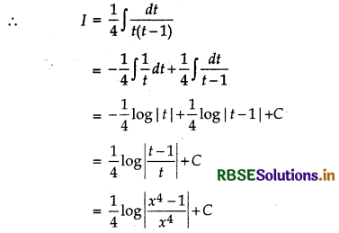 RBSE Solutions for Class 12 Maths Chapter 7 Integrals Ex 7.5 26