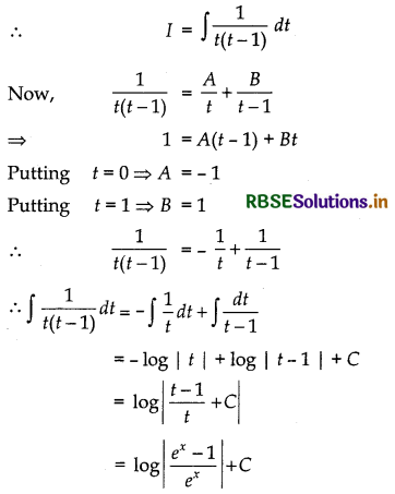 RBSE Solutions for Class 12 Maths Chapter 7 Integrals Ex 7.5 27