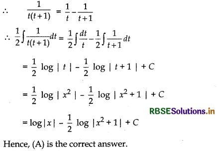 RBSE Solutions for Class 12 Maths Chapter 7 Integrals Ex 7.5 29