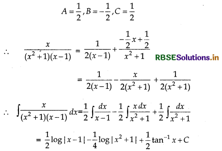RBSE Solutions for Class 12 Maths Chapter 7 Integrals Ex 7.5 6