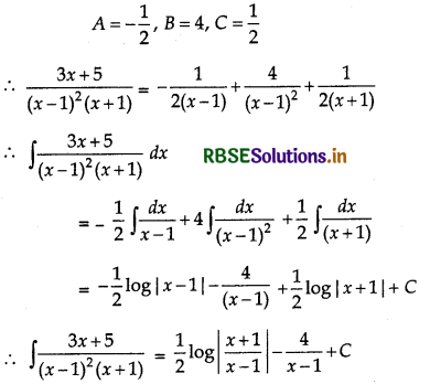 RBSE Solutions for Class 12 Maths Chapter 7 Integrals Ex 7.5 9