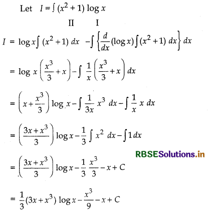 RBSE Solutions for Class 12 Maths Chapter 7 Integrals Ex 7.6 17