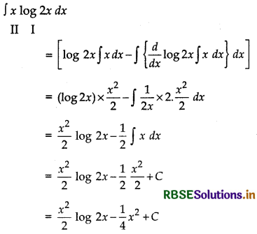 RBSE Solutions for Class 12 Maths Chapter 7 Integrals Ex 7.6 5