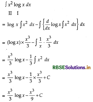 RBSE Solutions for Class 12 Maths Chapter 7 Integrals Ex 7.6 6