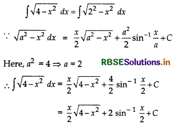 RBSE Solutions for Class 12 Maths Chapter 7 Integrals Ex 7.7 1