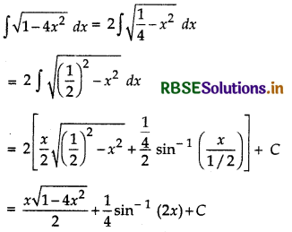 RBSE Solutions for Class 12 Maths Chapter 7 Integrals Ex 7.7 2