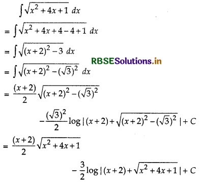 RBSE Solutions for Class 12 Maths Chapter 7 Integrals Ex 7.7 4