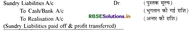 RBSE Class 12 Accountancy Important Questions Chapter 5 साझेदारी फर्म का विघटन 59