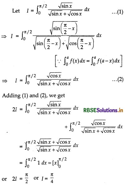 RBSE Solutions for Class 12 Maths Chapter 7 Integrals Ex 7.11 2