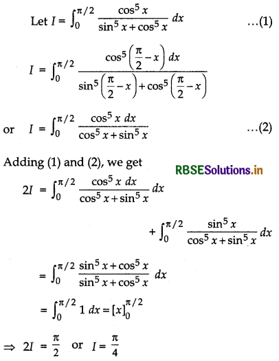 RBSE Solutions for Class 12 Maths Chapter 7 Integrals Ex 7.11 4