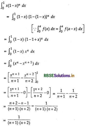 RBSE Solutions for Class 12 Maths Chapter 7 Integrals Ex 7.11 7