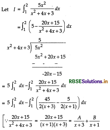 RBSE Solutions for Class 12 Maths Chapter 7 Integrals Ex 7.9 16
